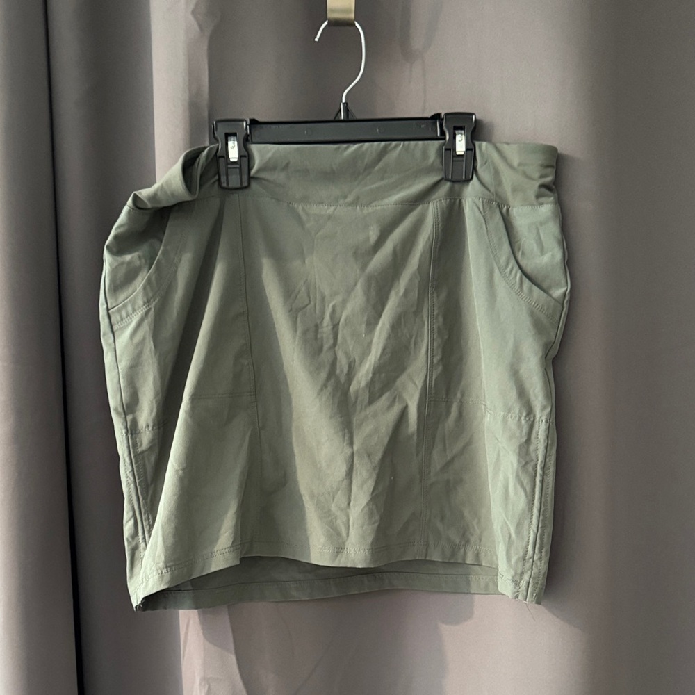 Olive Green Athletic Skort